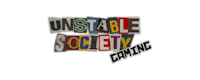 the unstoppable society logo on a black background