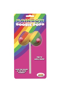 rainbow lollipops in a package