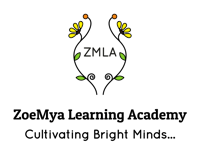 the logo for zmla on a black background