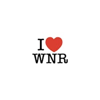 i love wnr on a white background