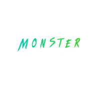 a black background with the words monster stand up against bullying