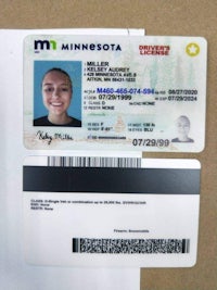 Minnesota State Driver's License 