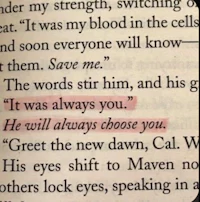 a picture of a book with a quote on it