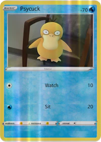 a pokemon card with the word paycock on it