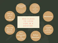 red places to look in a doctor