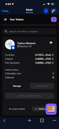 a screenshot of a project on an iphone