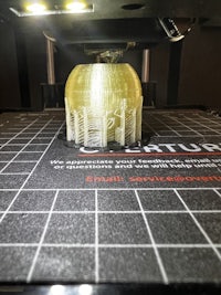 a 3d printed ball on a table