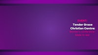 a purple background with the words event tender grace christian centre women's conferences