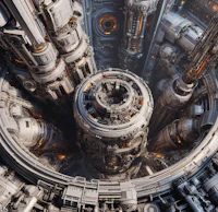 an image of a futuristic city