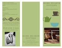 home health pottery brochure template