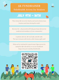 a flyer for a fundraiser