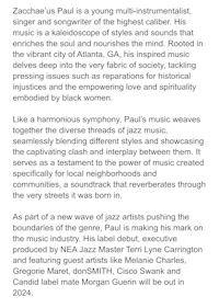 a text about a young multi-instrumentalist
