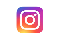 the instagram logo on a black background