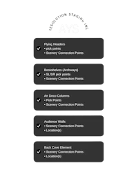 a black background with the words ays on it