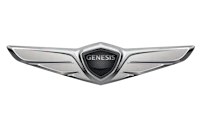 the genesis logo on a black background
