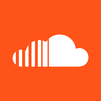 the soundcloud logo on an orange background
