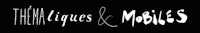 a black and white logo with the words'thintiques & moses'