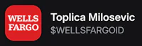 wells fargo logo on a black background