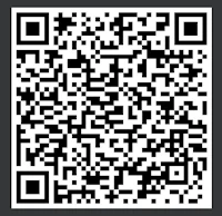 a black and white qr code on a black background