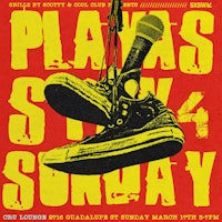 a poster for planks stay sunday