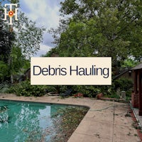 debbie hauling's backyard pool