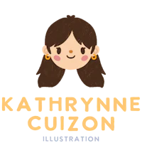 the logo for kathryne cuzon illustration