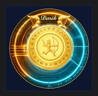 a gold coin with the word death on it