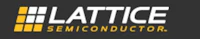 latice semiconductor logo on a black background