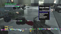 a screenshot of a video game with a gun and luggage