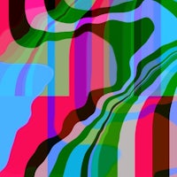 a colorful abstract background with wavy lines