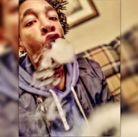 a man smoking a cigarette
