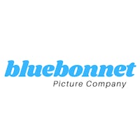 the bluebonnet logo on a white background