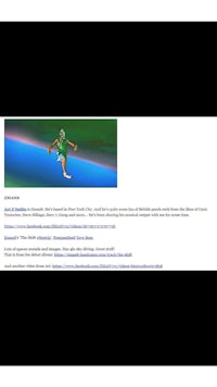 a screenshot of a web page with an image of a man in a green shirt