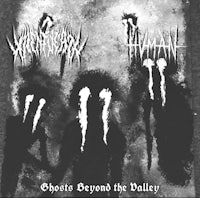 a black and white cover with the words'ghost beyond the valley'