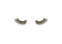 a pair of lashes on a black background