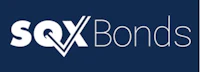 the logo for sox bonds on a blue background
