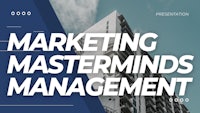 marketing masterminds management presentation