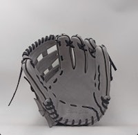 a baseball glove is shown on a white background