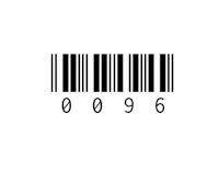 a barcode on a white background