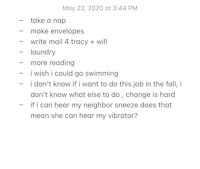 a screenshot of a text message