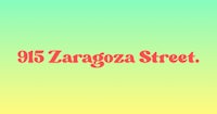 the logo for zaragoza street on a yellow background