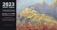 a poster for the 2023 apa salon