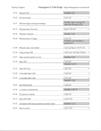 an example of a schedule for a meeting