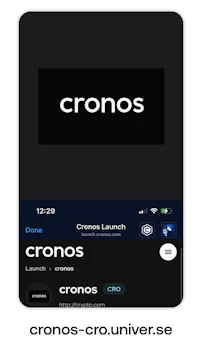 crono launch - screenshot