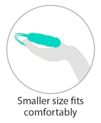 smaller size fits comfortably