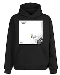 a black hoodie with the word cypher on it