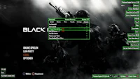 a screenshot of the black ops menu