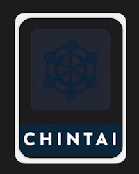 the chintai logo on a black background