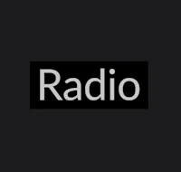 a black background with the word radio on it