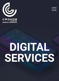 a website design for crono's digital services